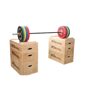 MD Buddy Wood Jerk Block Set - (2" - 6" - 12" - 15")-Jerk Blocks-MD Buddy-1