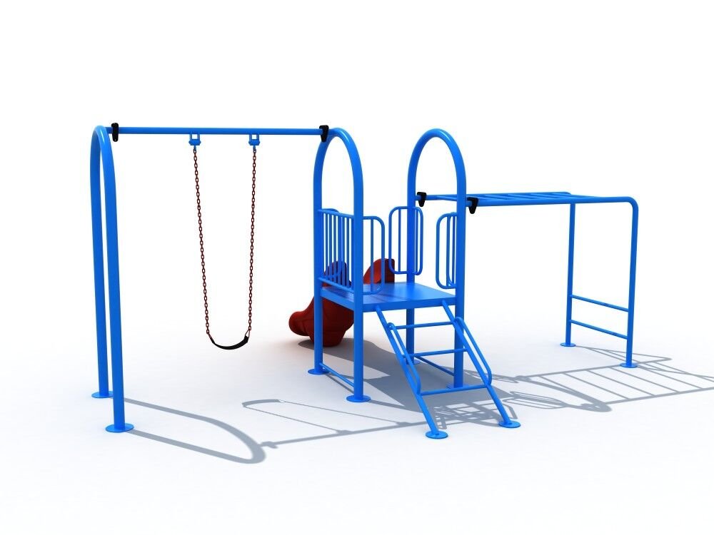 OUTDOOR Modular Swing Set (FY-12701)-Commercial Playgrounds-Flaman Family-3