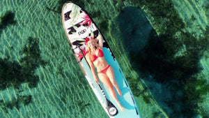 POP 10' 6" Inflatable Royal Hawaiian (Mint/Black) 2023-Paddleboards-POP Board Co.-3