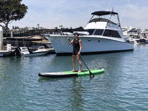POP 11' Inflatable Paddle Board (Green/Black) 2023-Paddleboards-POP Board Co.-7