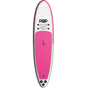 POP 11' Inflatable Paddle Board (Pink/Mint) 2023-Paddleboards-POP Board Co.-1