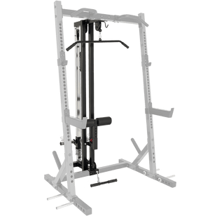 Tuff stuff half rack with lat pulldown sale