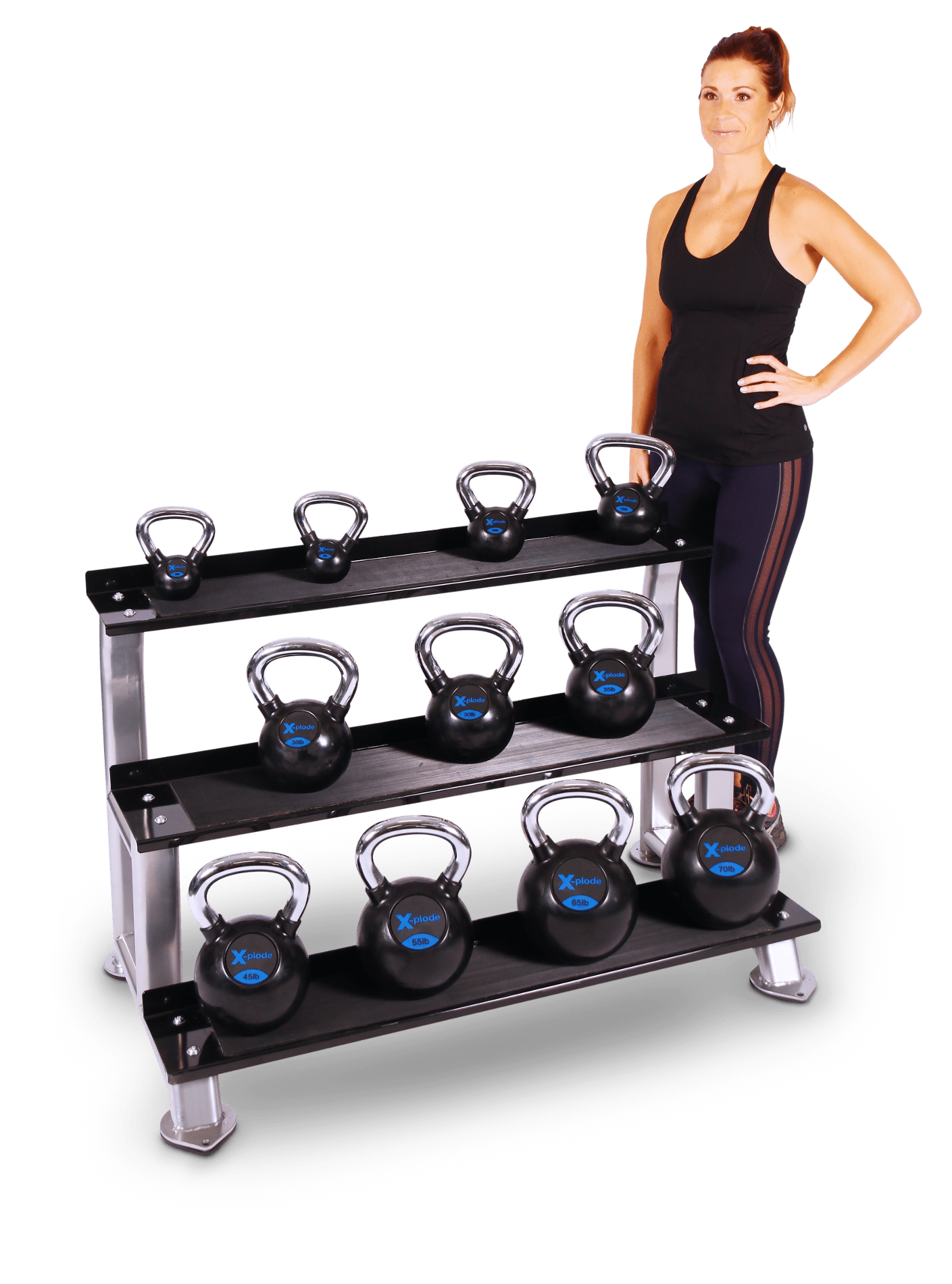 Progression 420 3-Tier Kettlebell Rack-Kettlebell Rack-Progression Fitness-4