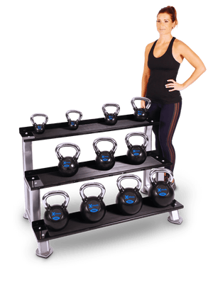 Progression 420 3-Tier Kettlebell Rack-Kettlebell Rack-Progression Fitness-4