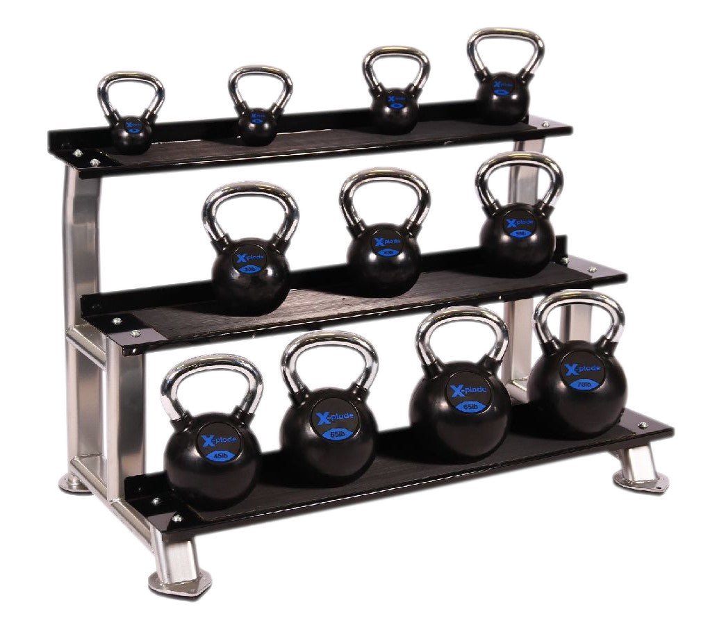 Matrix Kettlebell Rack Progression 420 3-Tier Kettlebell Rack | Flaman Fitness