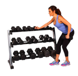 Progression 430 3-Tier Dumbbell Rack-Dumbbell Rack-Progression Fitness-4