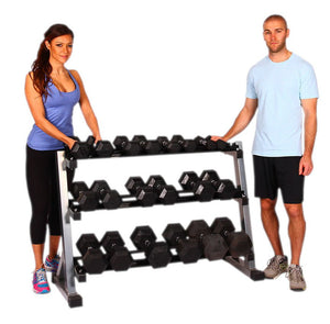 Progression 430 3-Tier Dumbbell Rack-Dumbbell Rack-Progression Fitness-7