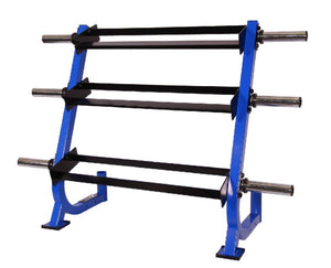 Progression 435 3-Tier Dumbbell Rack - (Including Plate Storage)-Dumbbell Rack-Progression Fitness-1