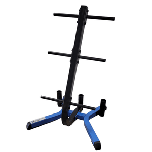 Cff dual olympic bar & bumper plate tree sale