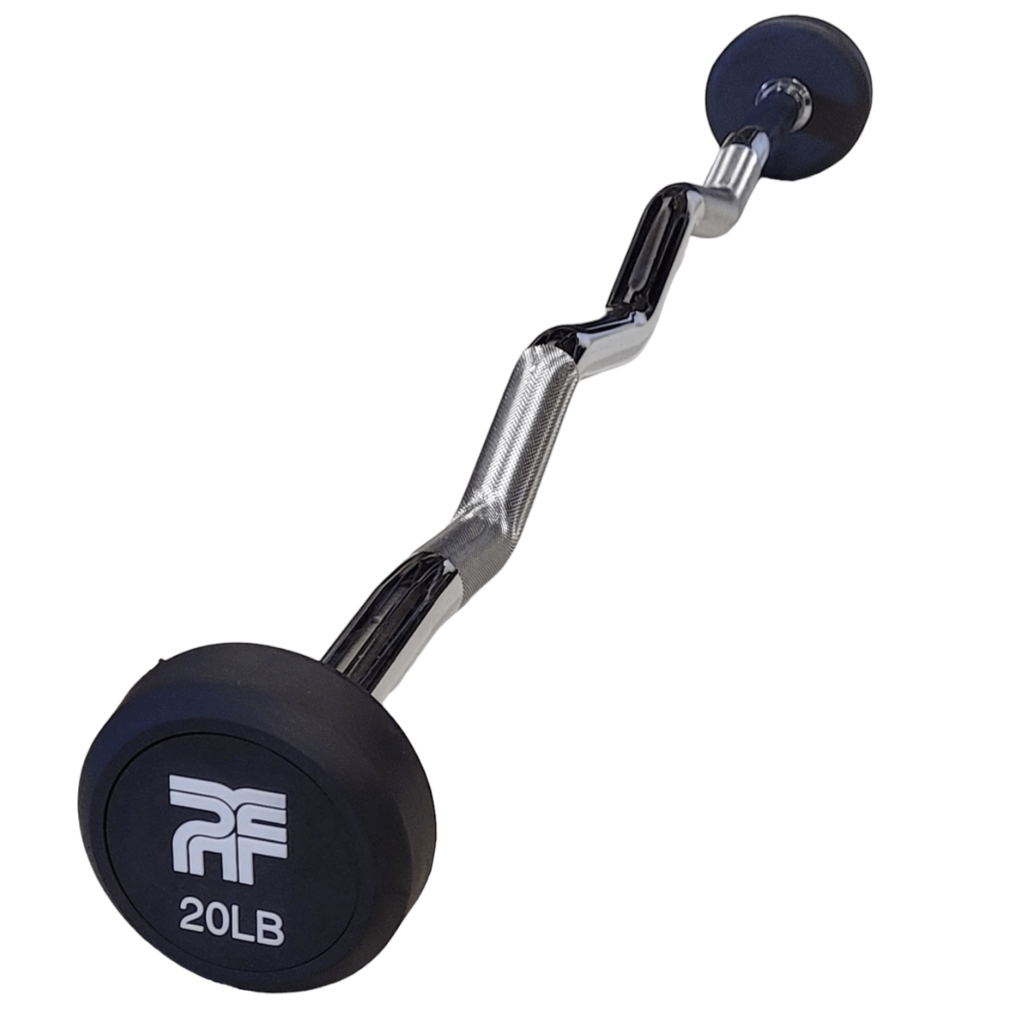 Progression EZ-Curl Weighted Barbell-EZ-Curl Weighted Barbell-Progression Fitness-1