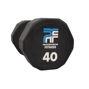 Progression Fitness Commercial Rubber Dumbbell - Single-Commercial Dumbbells-Flaman Fitness-14