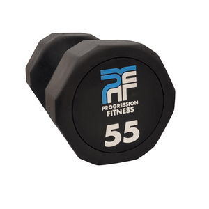 Progression Fitness Commercial Rubber Dumbbell - Single-Commercial Dumbbells-Flaman Fitness-17