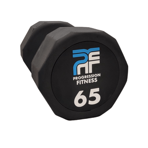 Progression Fitness Commercial Rubber Dumbbell - Single-Commercial Dumbbells-Flaman Fitness-19