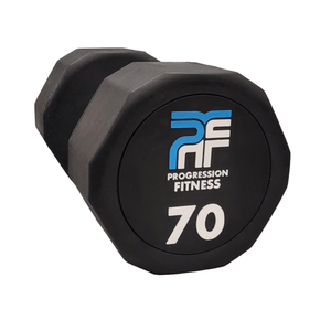 Progression Fitness Commercial Rubber Dumbbell - Single-Commercial Dumbbells-Flaman Fitness-20