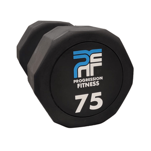 Progression Fitness Commercial Rubber Dumbbell - Single-Commercial Dumbbells-Flaman Fitness-21