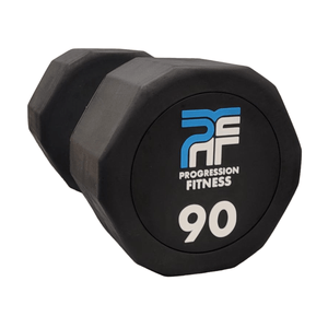 Progression Fitness Commercial Rubber Dumbbell - Single-Commercial Dumbbells-Flaman Fitness-24