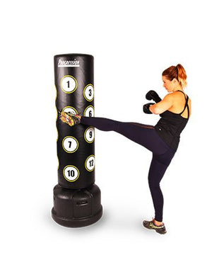 Progression Free-Standing Boxing Trainer Punch Bag - (Black Upright Punch Bag)-Boxing-Progression Fitness-1