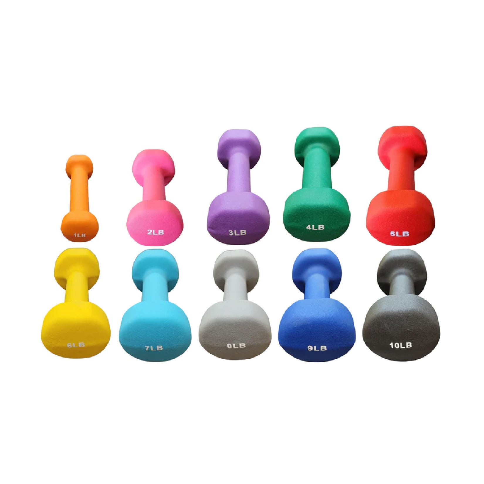 Progression Neoprene Dumbbells Flaman Fitness - Main Image