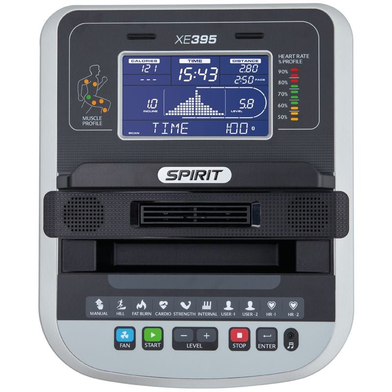 Spirit XE395 Elliptical Trainer-Incline Elliptical-Spirit Fitness-5
