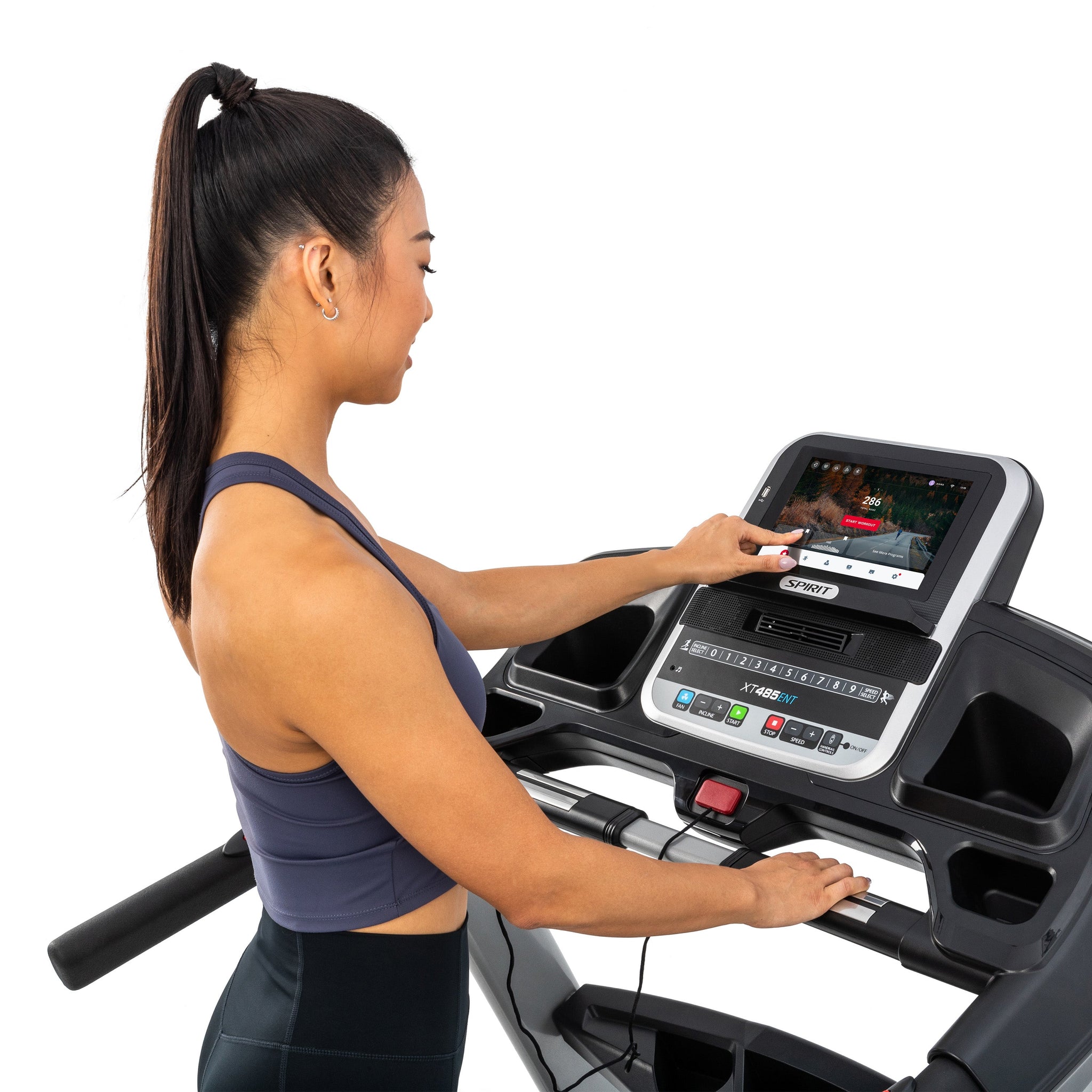Spirit XT485ENT Treadmill w/10.1" Touchscreen-Touchscreen Models-Spirit Fitness-16