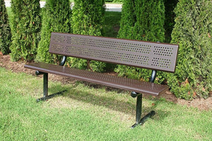 Sportsplay 601-677 6' Standard Bench with Back-Commerical Playgrounds-Sportsplay Equipment-1