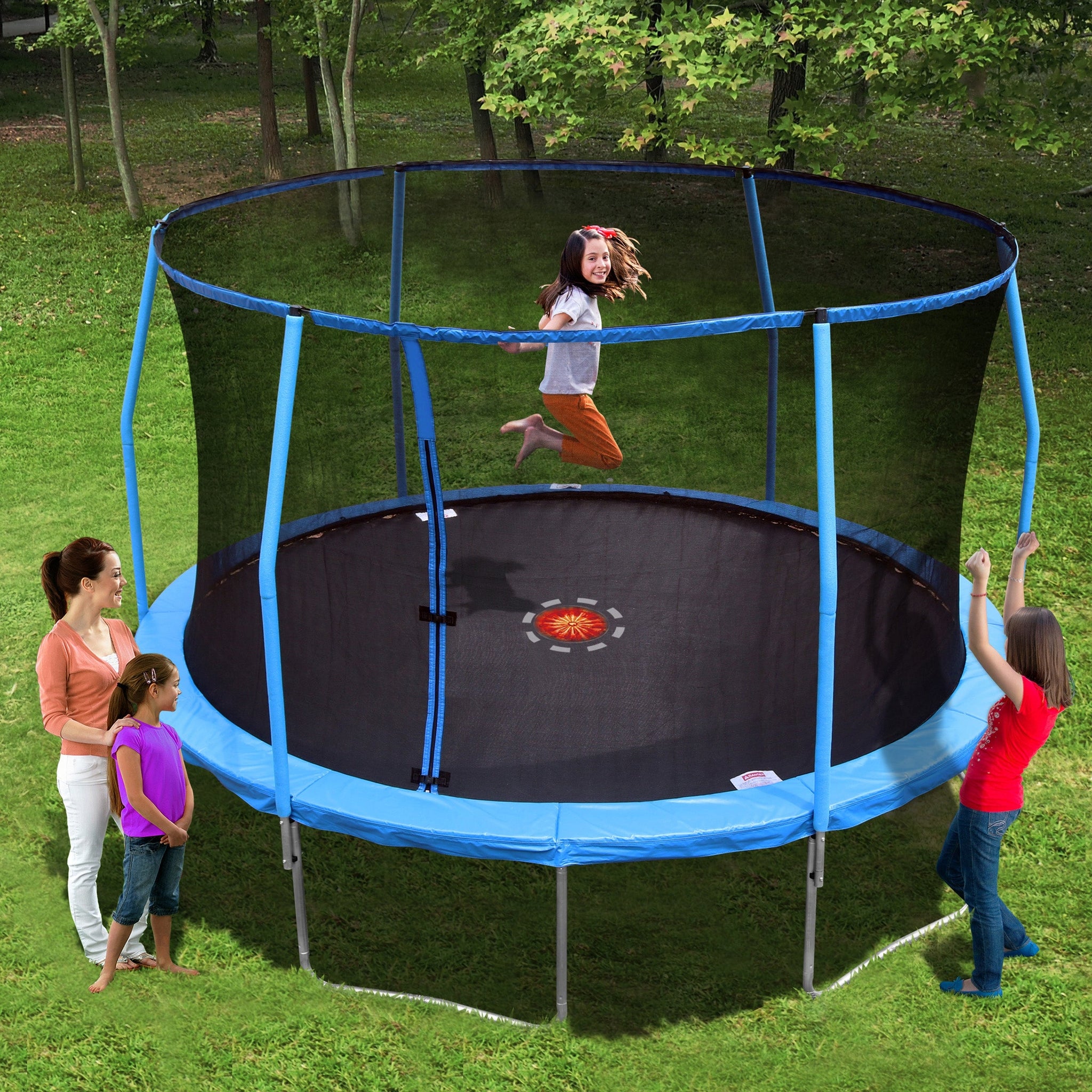 Trainor 13' Round Trampoline (With Flash Zone)-Trampolines-Flaman Family-8