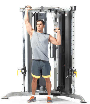 TuffStuff Multi-Functional Trainer - CXT 200 (2 x 150LB Weight Stack)-Functional Trainer-TuffStuff Fitness-4