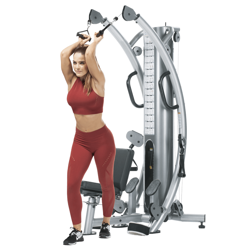 TuffStuff Six Pak Trainer - SPT6X (200LB Weight Stack)-Functional Trainer-TuffStuff Fitness-2