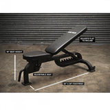 Xebex Heavy Duty Flat / Incline Bench-Adjustable Bench-Xebex Fitness-2