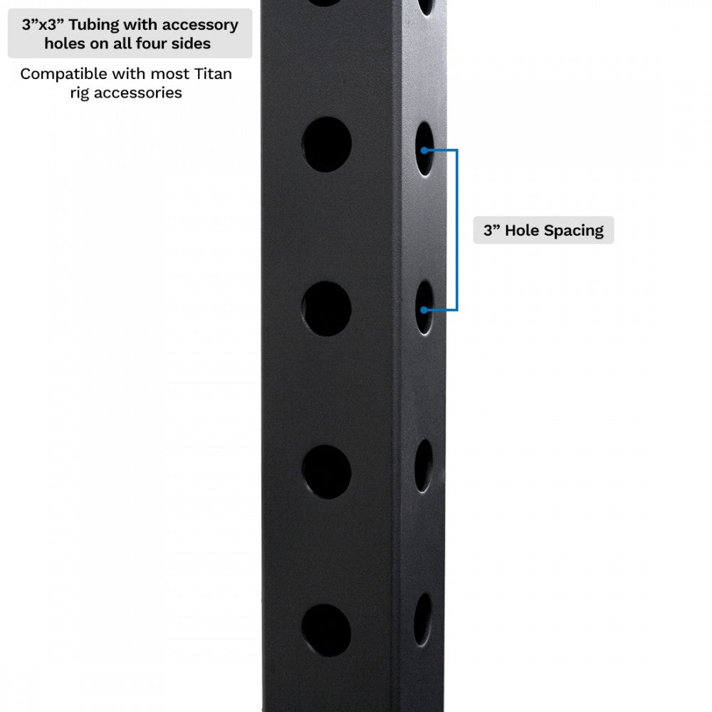 Xebex Titan Guillotine Commercial Half Rack (SPRK710HDT2)-Weight Lifting Rack-GET RXD LLC ( c/o Xebex Inc. )-4